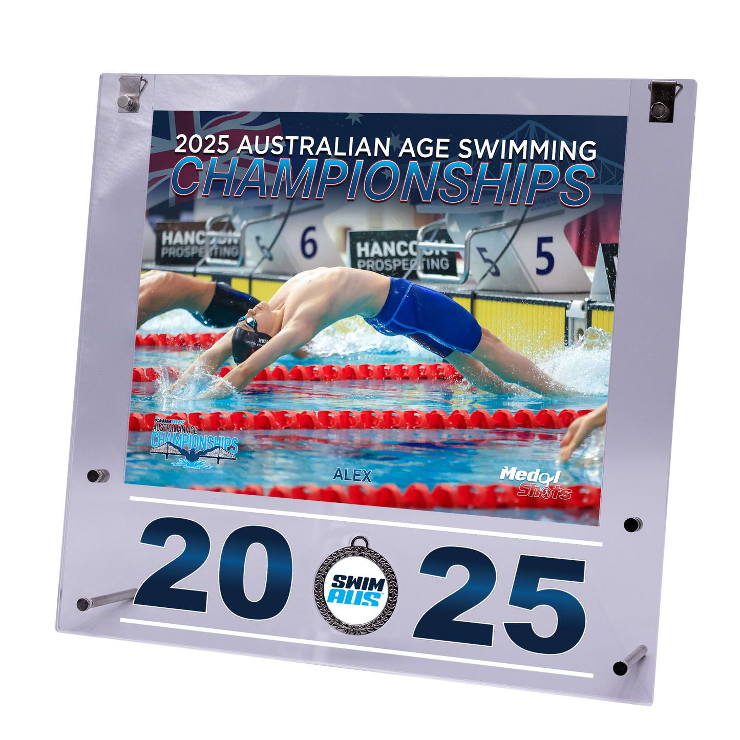 2025 Australian Age Championships Large Acrylic Frame