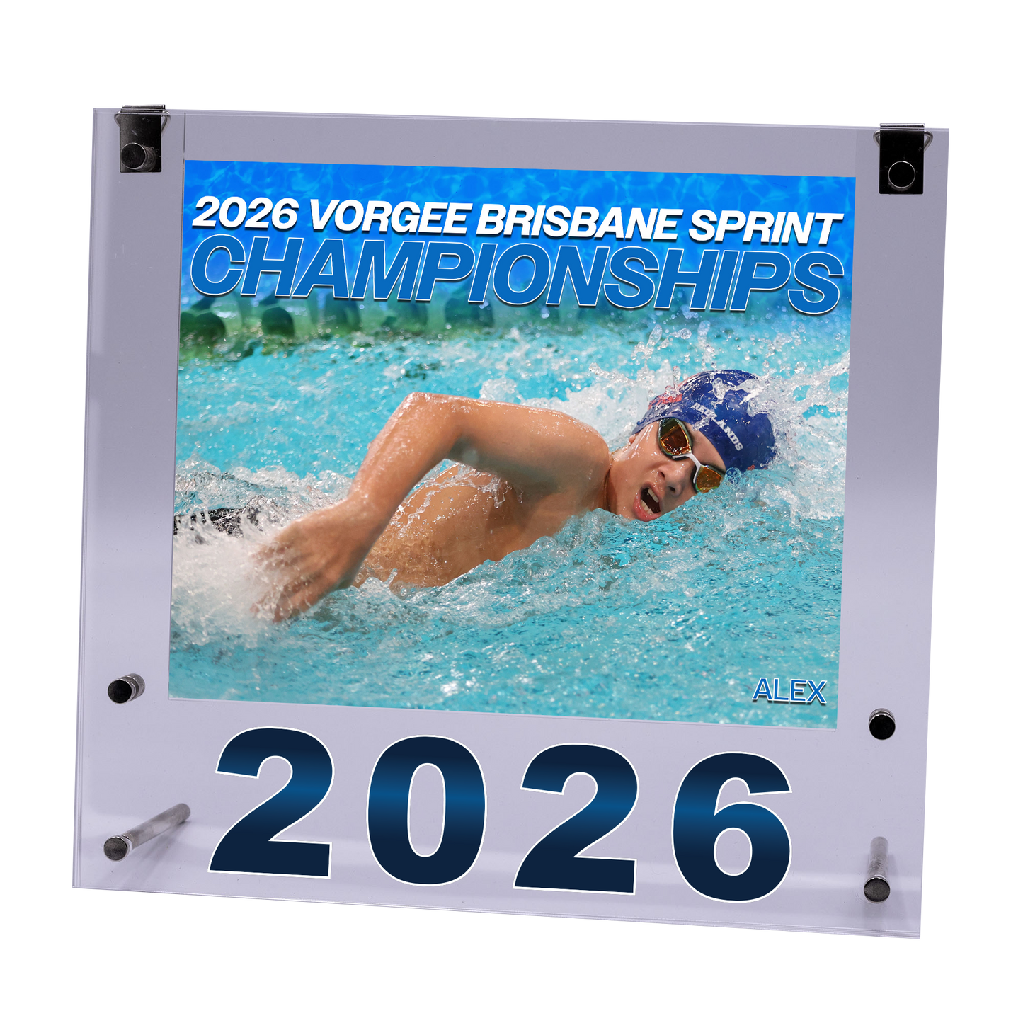 2026 Brisbane Sprint Championships Medium Acrylic Frame