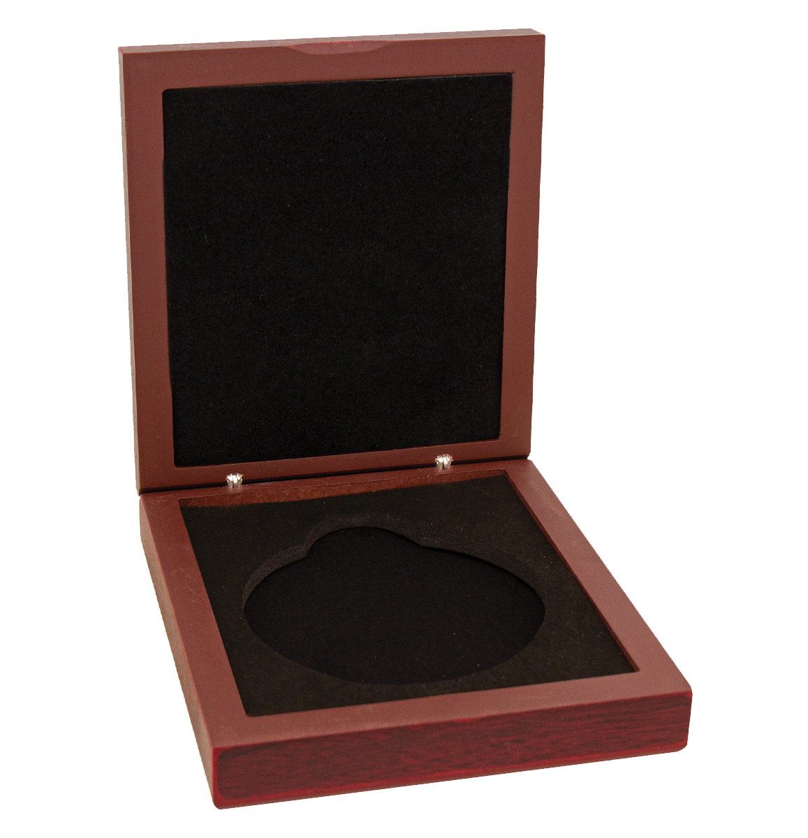 70mm Premium Rosewood Timber Medal Box