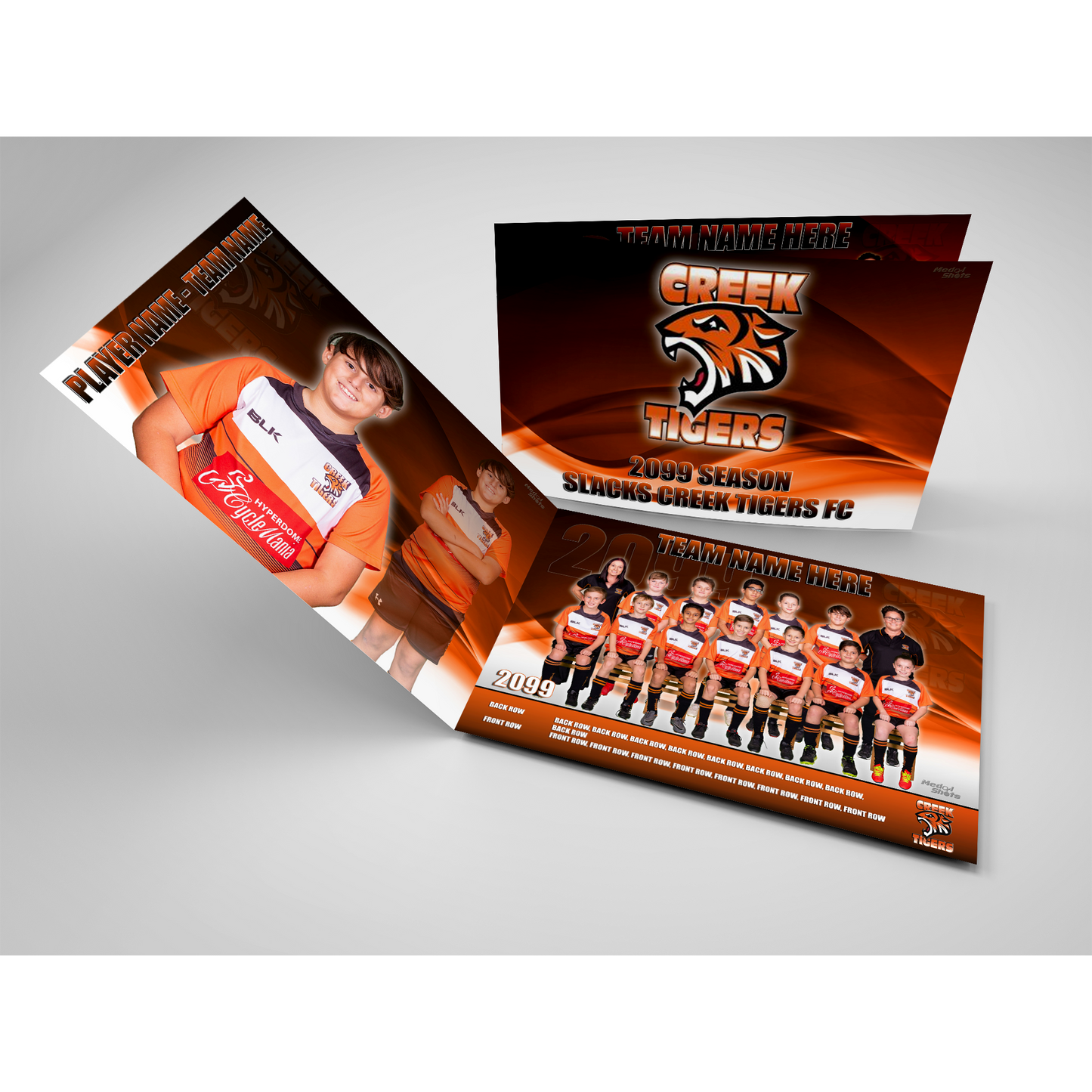Laminated Portrait and Team Photo Book