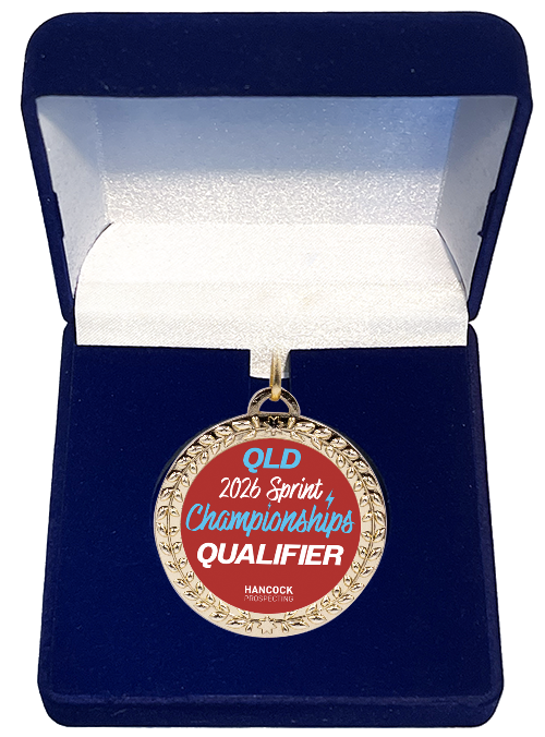 Swimming QLD State Sprints Championships Official Qualifier Medal