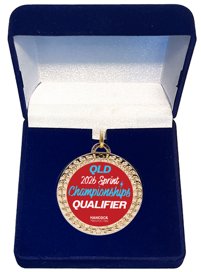 Swimming QLD State Sprints Championships Official Qualifier Medal