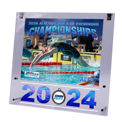 2024 Australian Age Championships Large Acrylic Frame POST ONLY