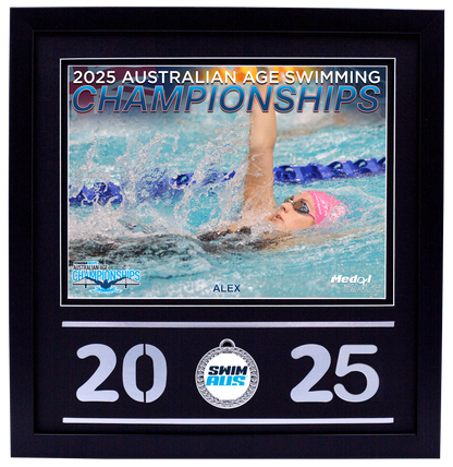 2025 Australian Age Championships Black Medal Shots Frame