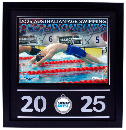 2025 Australian Age Championships Black Medal Shots Frame