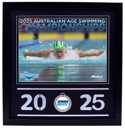 2025 Australian Age Championships Black Medal Shots Frame