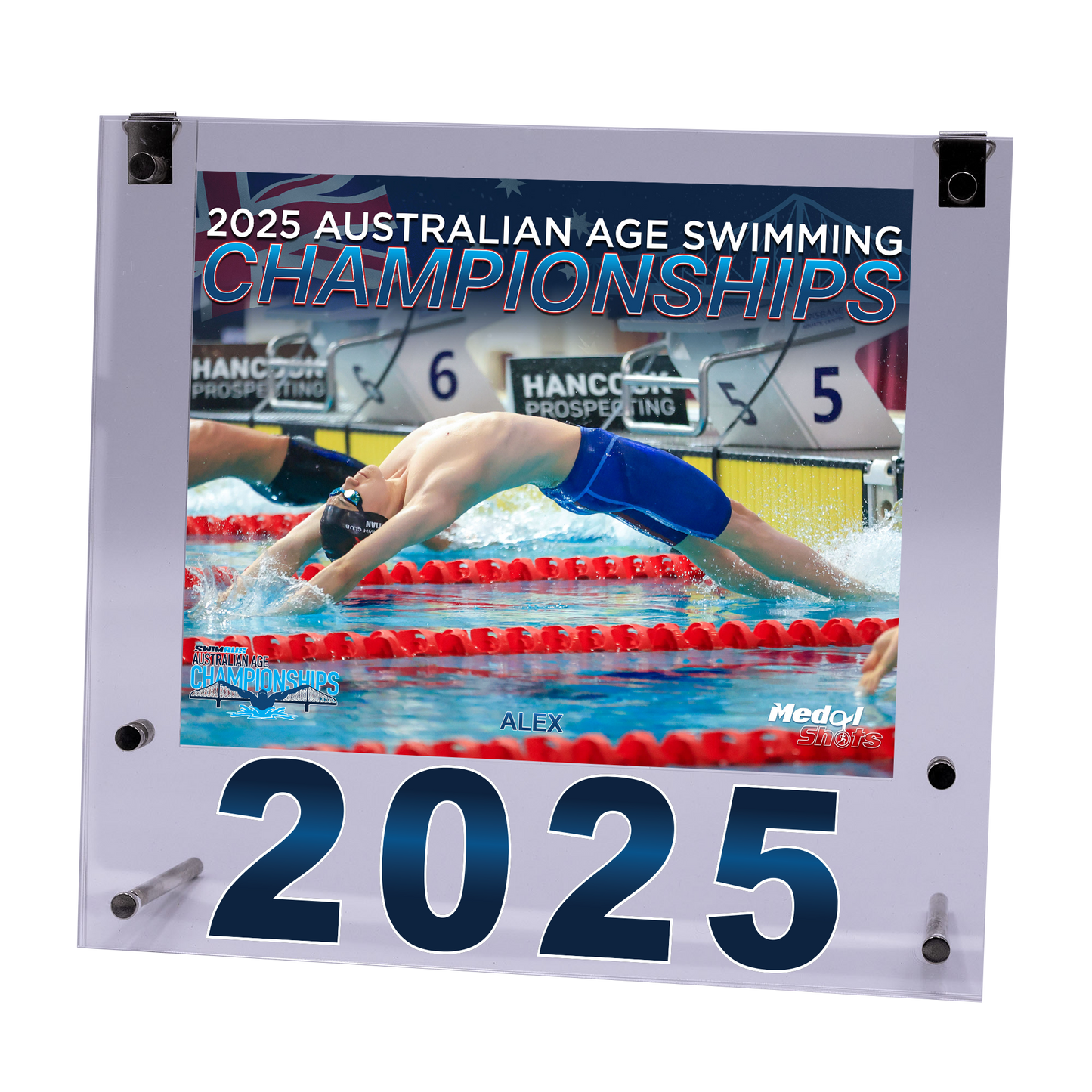 2025 Australian Age Championships Medium Acrylic Frame
