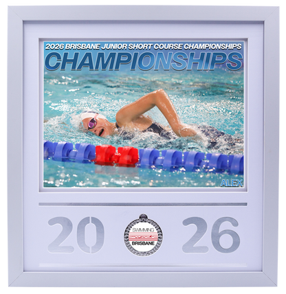 2026 Brisbane Junior Short Course Championships White Medal Shots Frame