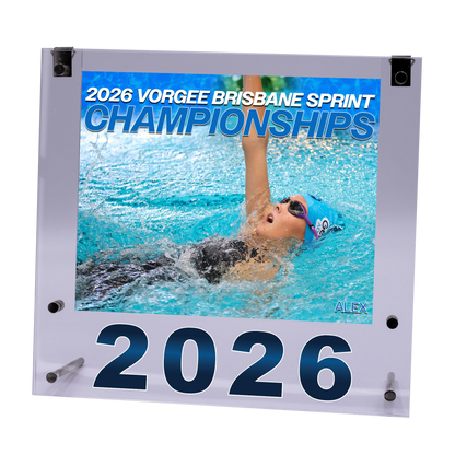 2026 Brisbane Sprint Championships Medium Acrylic Frame