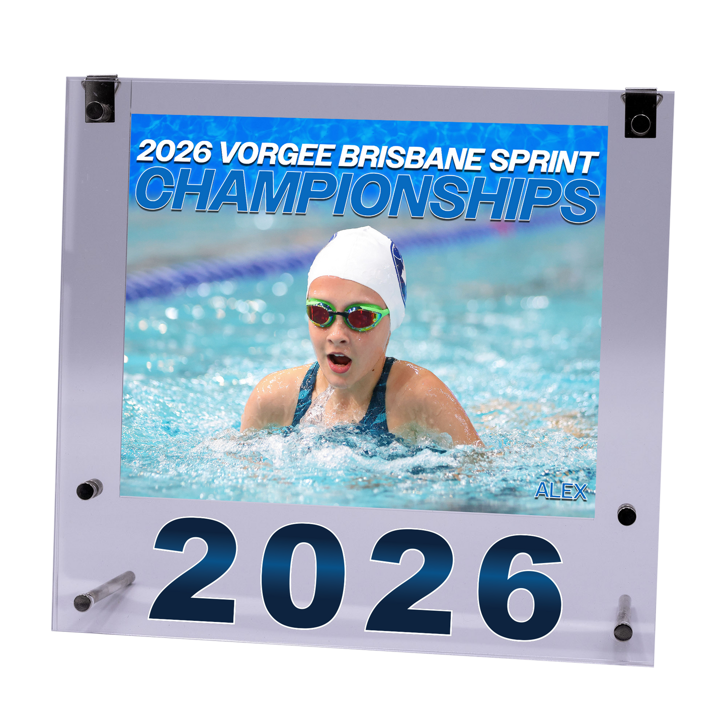 2026 Brisbane Sprint Championships Medium Acrylic Frame