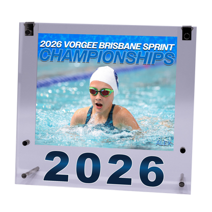 2026 Brisbane Sprint Championships Medium Acrylic Frame