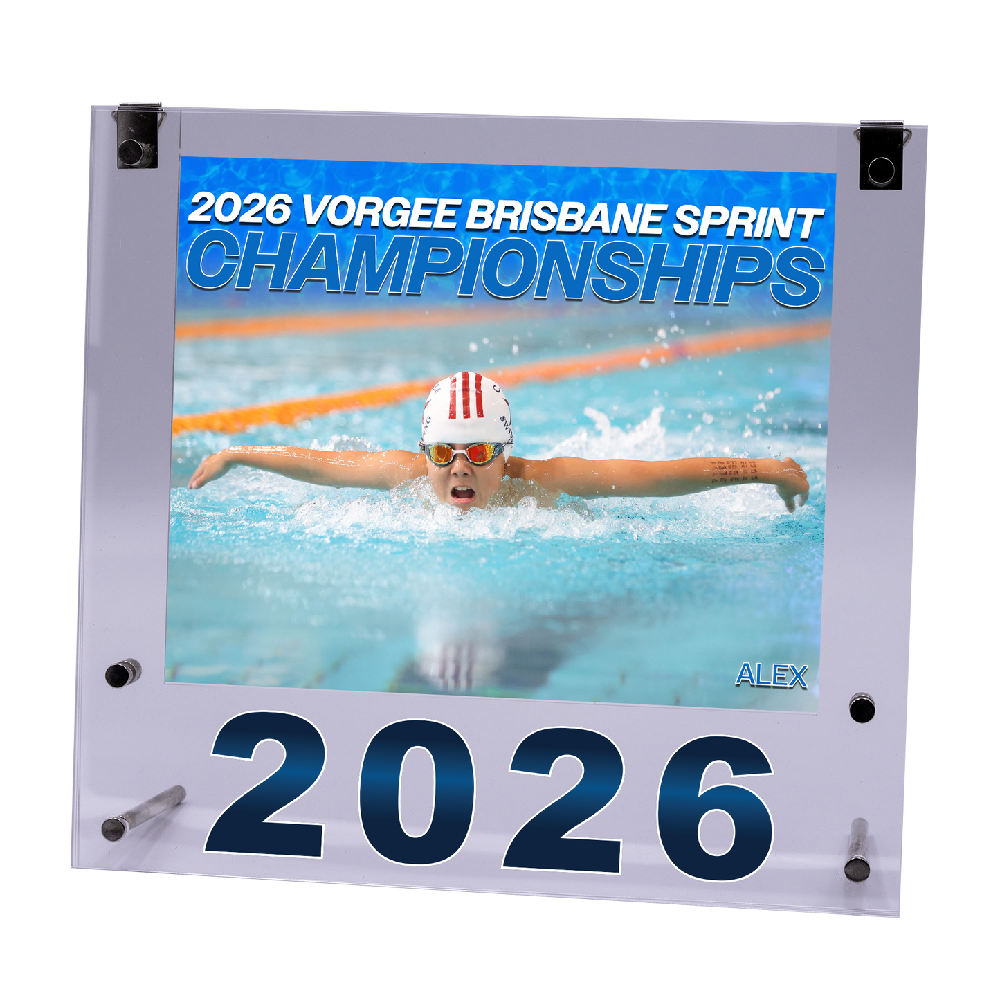 2026 Brisbane Sprint Championships Medium Acrylic Frame