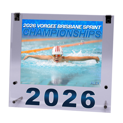 2026 Brisbane Sprint Championships Medium Acrylic Frame