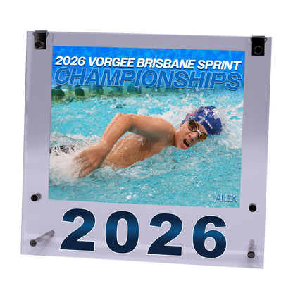 2026 Brisbane Sprint Championships Medium Acrylic Frame