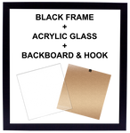 Black Medal Shots Frame Only/Replacement