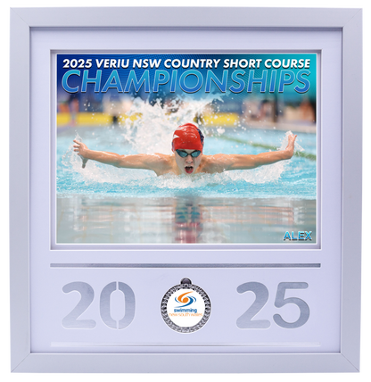 2025 NSW Country SC Championships White Medal Shots Frame
