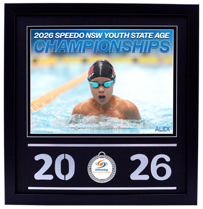 2026 NSW Speedo Youth State Age Championships Black Medal Shots Frame