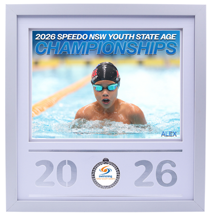 2026 NSW Speedo Youth State Age Championships White Medal Shots Frame