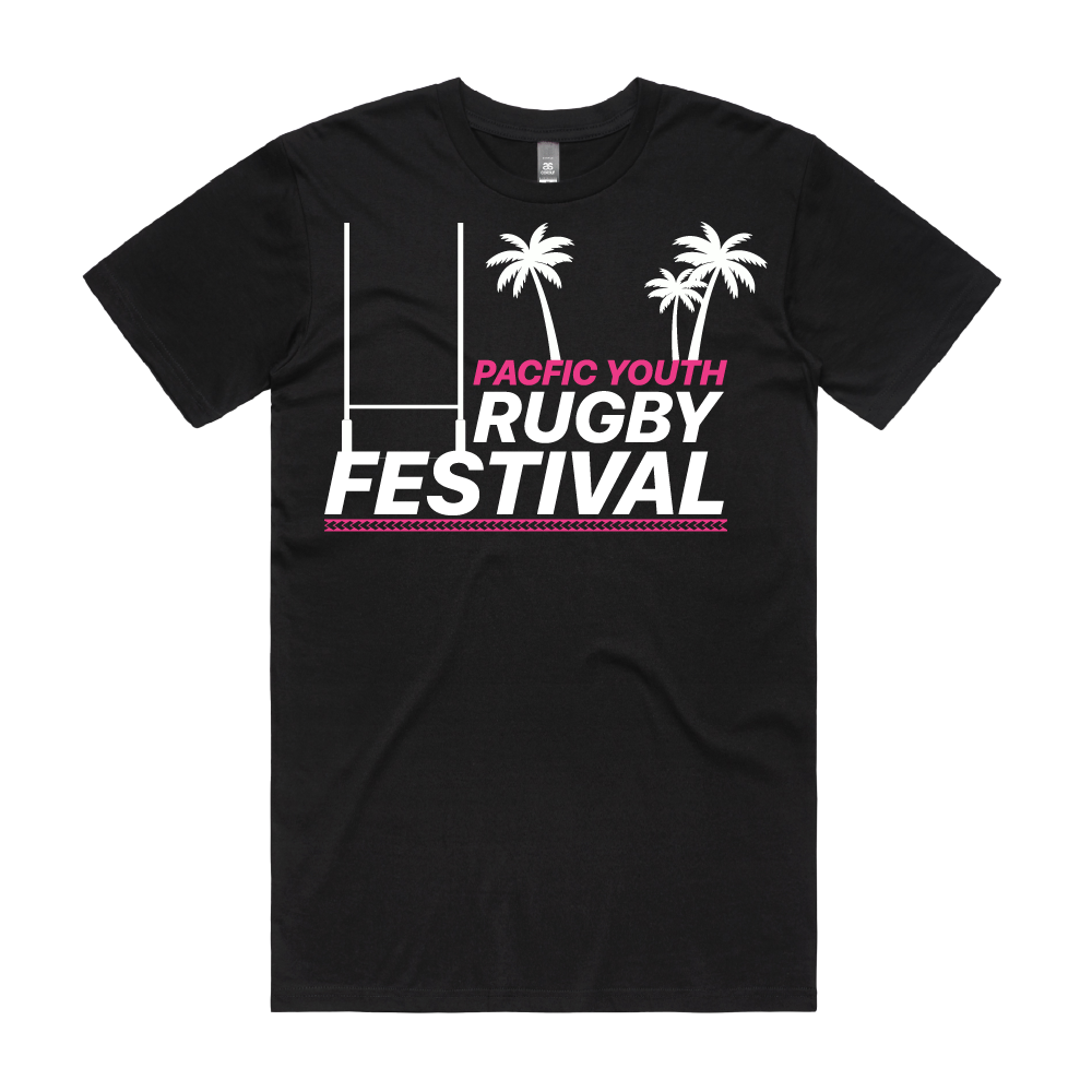 2024 Pacific Youth Rugby Festival Names T-Shirt