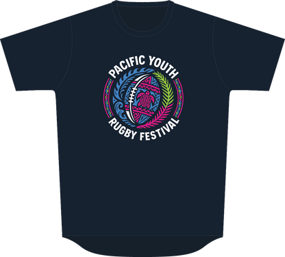 2025 Pacific Youth Rugby Festival Names T-Shirt