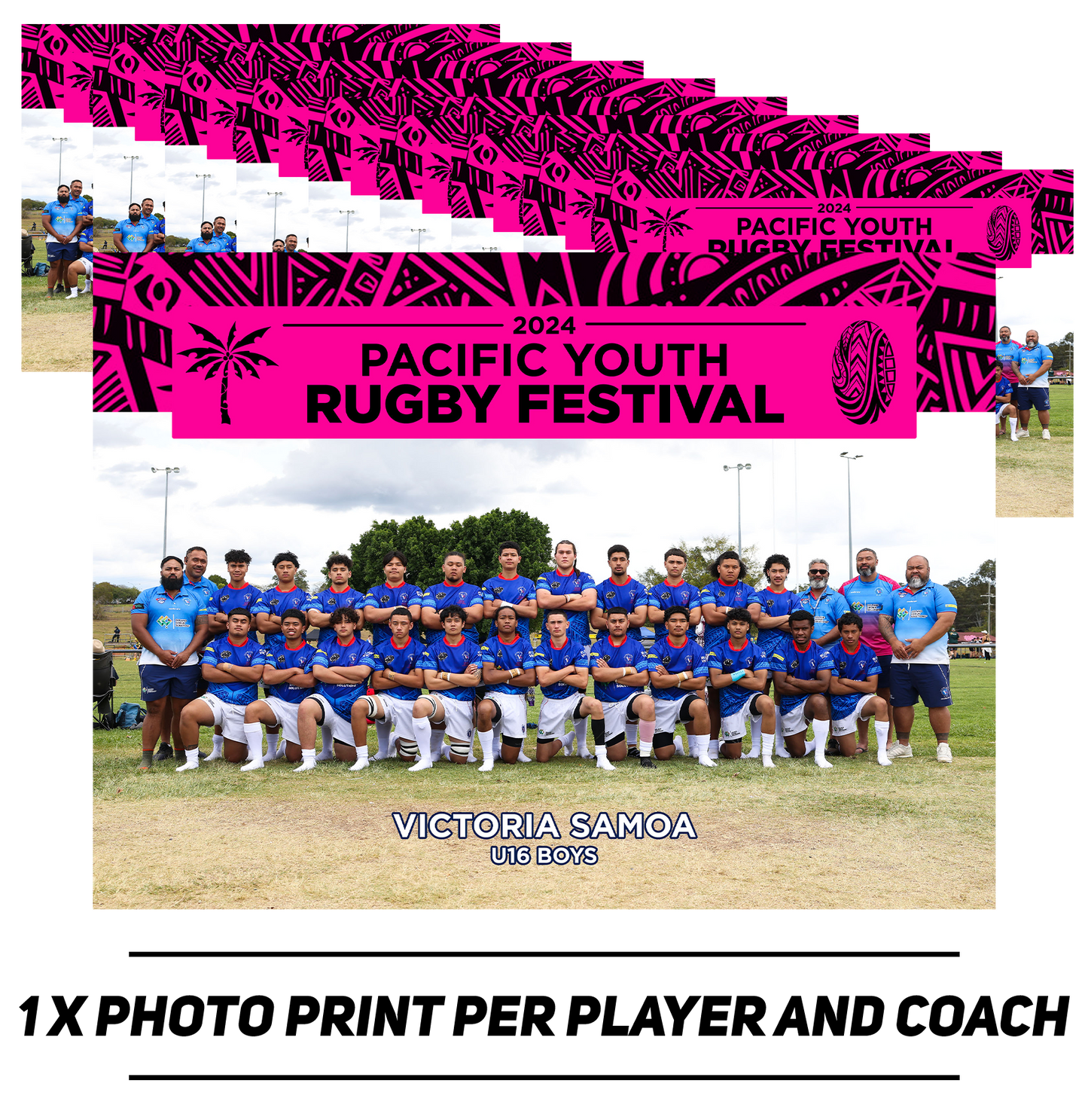 2024 Pacific Youth Rugby Festival Team Photo Package