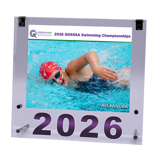 2026 QGSSSA Swimming Champs Medium Acrylic Frame