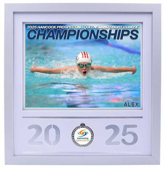 2025 State SC Championships White Medal Shots Frame