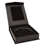 70mm Flip Top Faux Leather Box