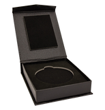 70mm Flip Top Faux Leather Box