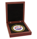 70mm Premium Rosewood Timber Medal Box