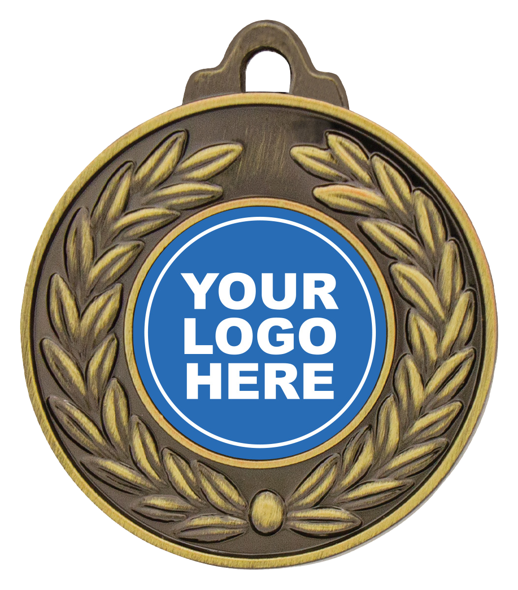 Antique Wreath Medal - 25mm Insert