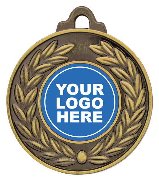 Antique Wreath Medal - 25mm Insert