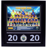 Framed Team Photo with Medal Upgrade