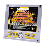 Large Acrylic Framed Team Photo with Medal