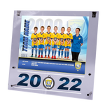 Large Acrylic Framed Team Photo with Medal