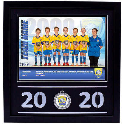 Framed Team Photo with Medal Upgrade