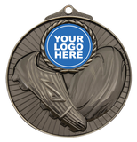 Customised Ball & Boot Rugby Medal