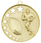 Customised Rugby Stars Medal