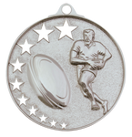 Customised Rugby Stars Medal