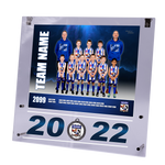 Large Acrylic Framed Team Photo with Medal