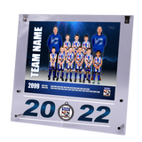 Large Acrylic Framed Team Photo with Medal