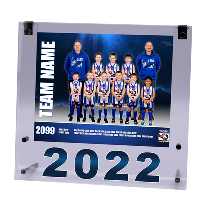 Medium Acrylic Framed Team Photo