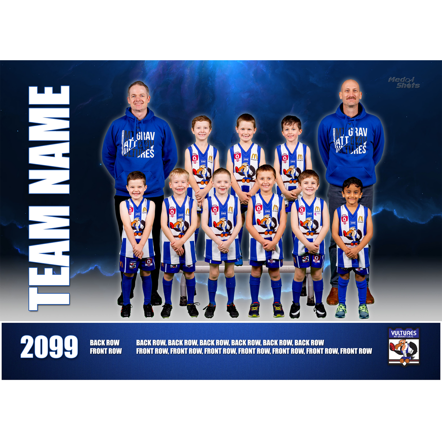 Laminated Team Photo