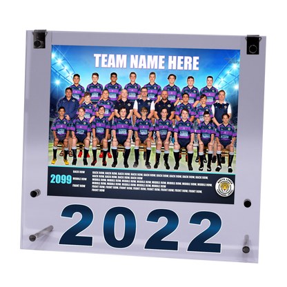 Medium Acrylic Framed Team Photo