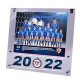 Large Acrylic Framed Team Photo with Medal