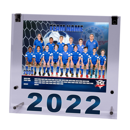 Medium Acrylic Framed Team Photo