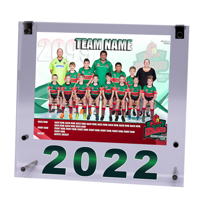 Medium Acrylic Framed Team Photo