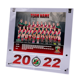 Large Acrylic Framed Team Photo with Medal