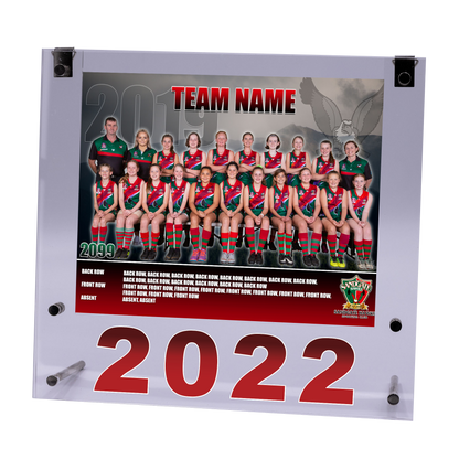 Medium Acrylic Framed Team Photo