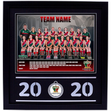 Framed Team Photo with Medal Upgrade